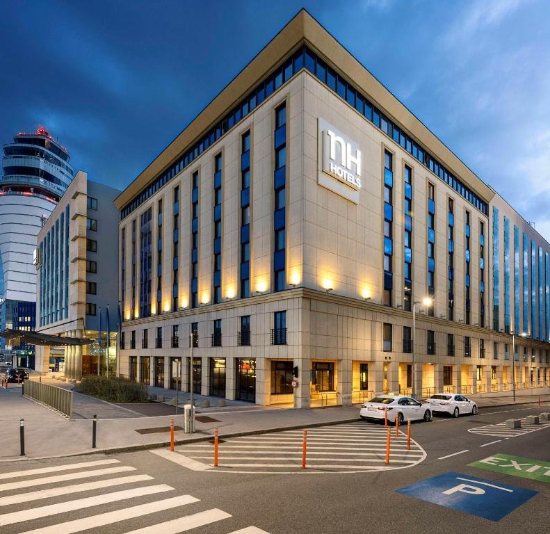 Luxury hotel exterior in Vienna